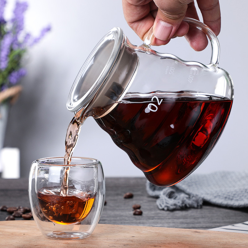 صب فوق صانع القهوة مجموعة زجاج - مراجعة Coffee Equipment For Camping وسعره