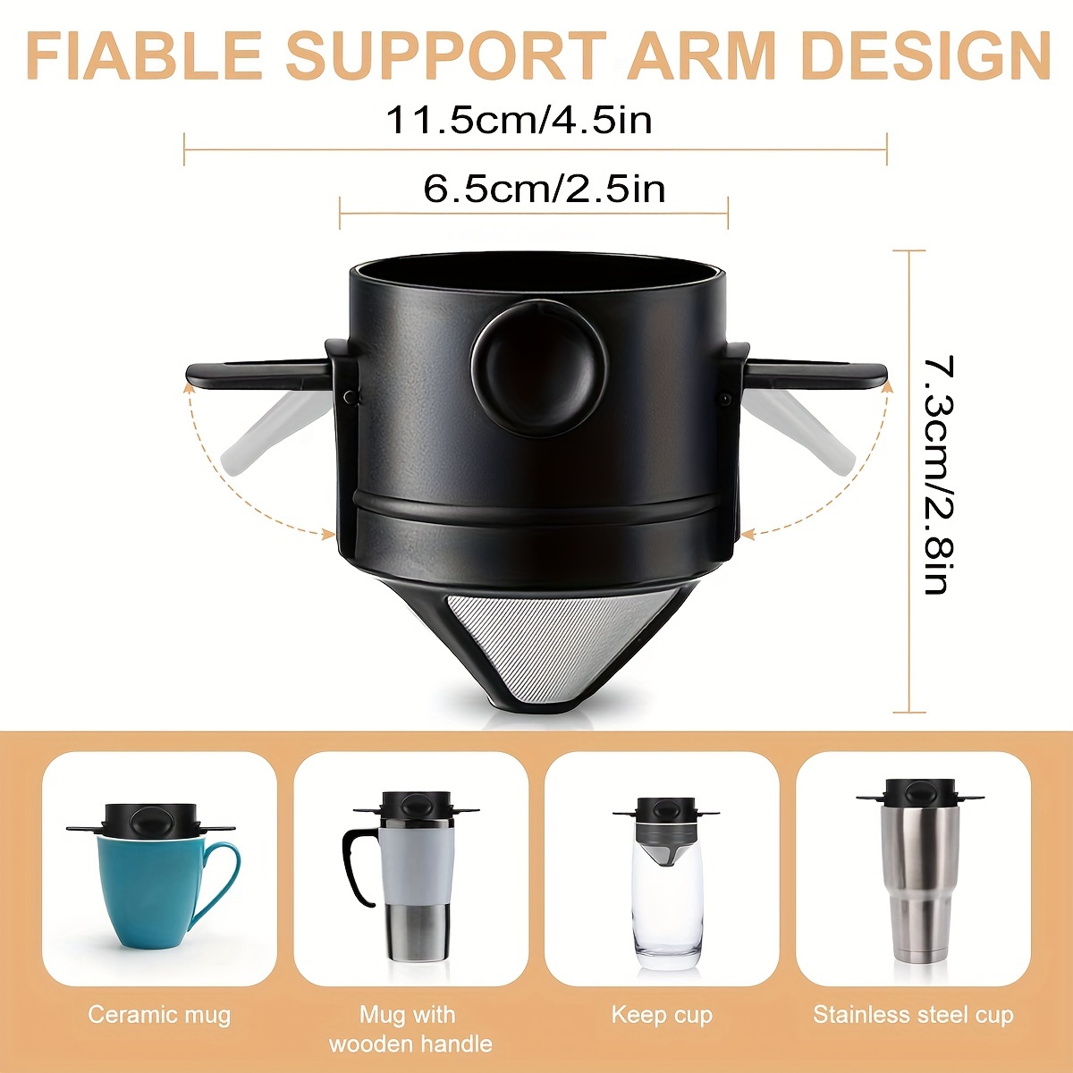 كوب فلتر قهوة محمول ، فلتر صان - مراجعة Coffee Equipment For Camping وسعره
